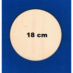 SKLEJKA #3mm Podkładka 18cm okrągła , koło 18cm, kółko 18, baza do decoupage